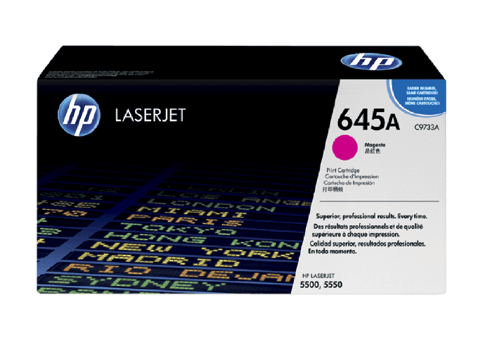 HP 645A Magenta Original LaserJet Toner Cartridge (C9733A)