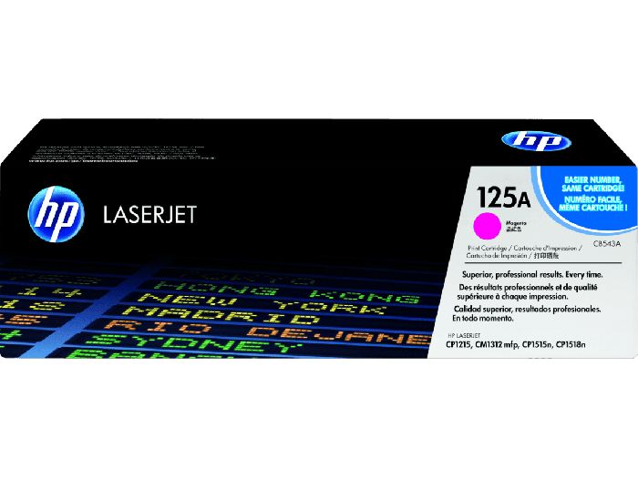 HP 125A Magenta Original LaserJet Toner Cartridge (CB543A)