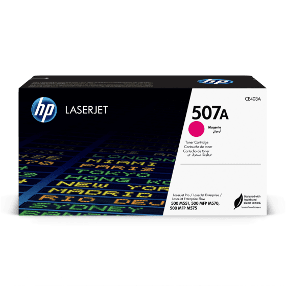 HP 507A Magenta Original LaserJet Toner Cartridge (CE403A)