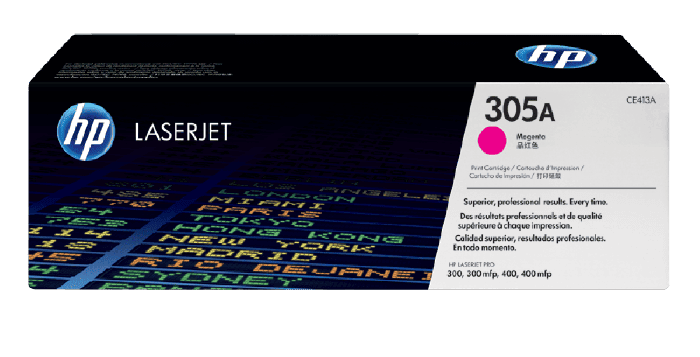 HP 305A Magenta Original LaserJet Toner Cartridge (CE413A)