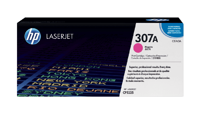 HP 307A Magenta Original LaserJet Toner Cartridge (CE743A)