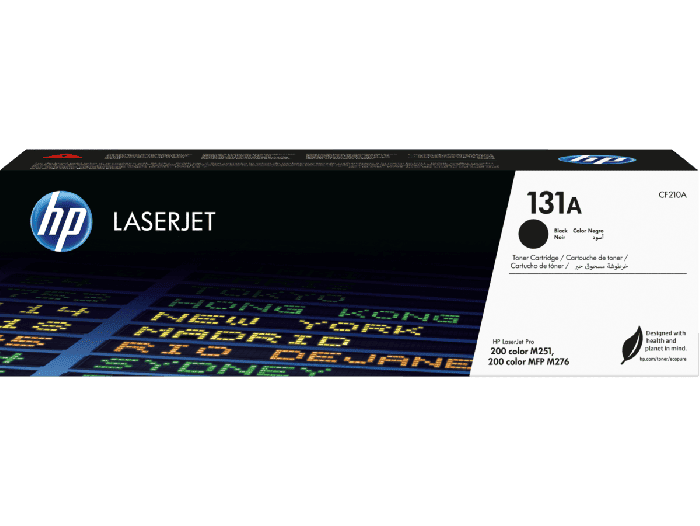 HP 131A Black Original LaserJet Toner Cartridge (CF210A)