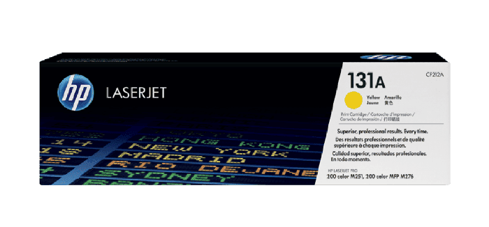 HP 131A Yellow Original LaserJet Toner Cartridge (CF212A)