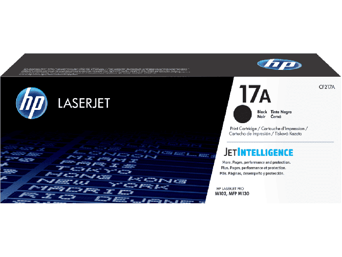HP 17A Black Original LaserJet Toner Cartridge (CF217A)
