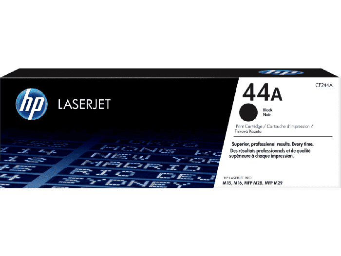 HP 44A Black Original LaserJet Toner Cartridge (CF244A)