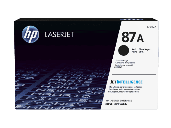 HP 87A Black Original LaserJet Toner Cartridge (CF287A)