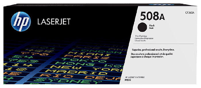 HP 508A Black Original LaserJet Toner Cartridge (CF360A)