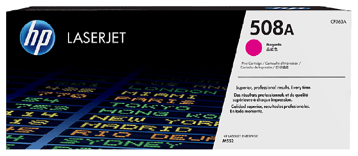 HP 508A Magenta Original LaserJet Toner Cartridge (CF363A)
