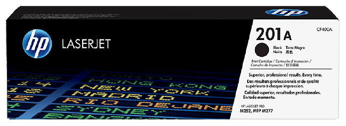 HP 201A Black Original LaserJet Toner Cartridge  (CF400A)