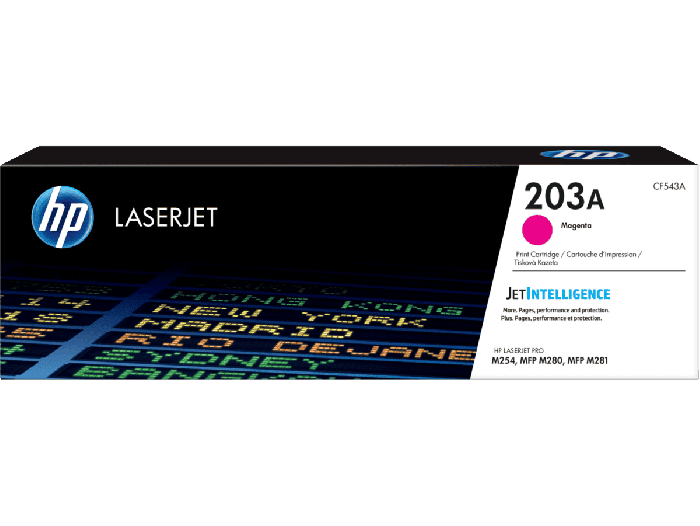 HP 203A Magenta Original LaserJet Toner Cartridge (CF543A)