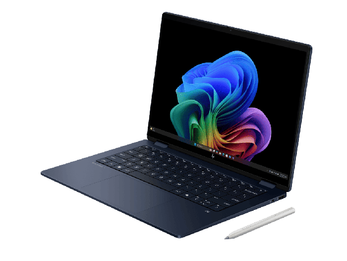 HP OmniBook X Flip 2-in-1 Laptop Next Gen AI 14-fm0003nx - 14-inch (35.56 cm) - Atmospheric blue aluminum (CF6M1EA#A2N)