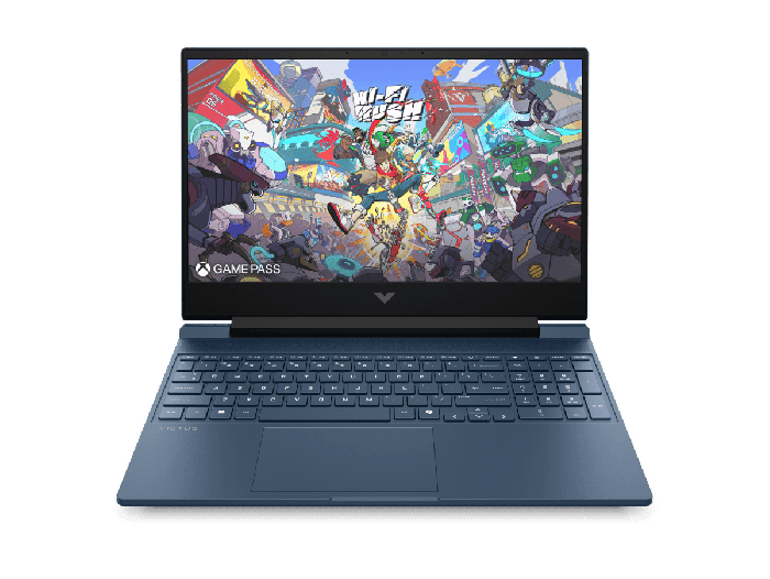 Victus Gaming Laptop 15-fa2011nx - 15.6" - Performance blue, chrome logo (D2JQ0EA#A2N)