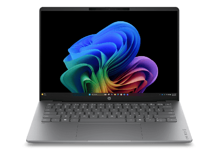 HP OmniBook 5 Laptop Next Gen AI 14-hh0004nx - 14" - Meteor silver aluminum (D81BDEA#A2N)