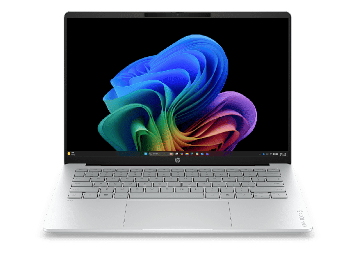 HP OmniBook 5 Laptop Next Gen AI 14-hh0005nx - 14" - Glacier silver aluminum (D81BFEA#A2N)
