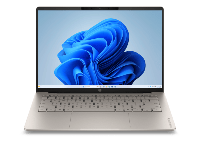 HP OmniBook 5 Laptop 14-hk0000nx, Silver - 14" - Sahara silver aluminum (D81BKEA#A2N)