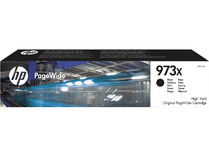 HP 973X High Yield Black Original PageWide Cartridge (L0S07AE)