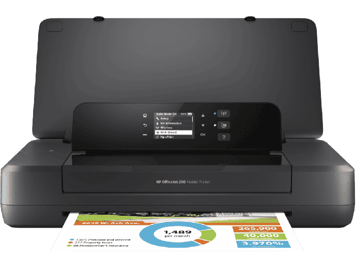 HP OfficeJet 202 Mobile Printer (N4K99C#BHG) - Center facing