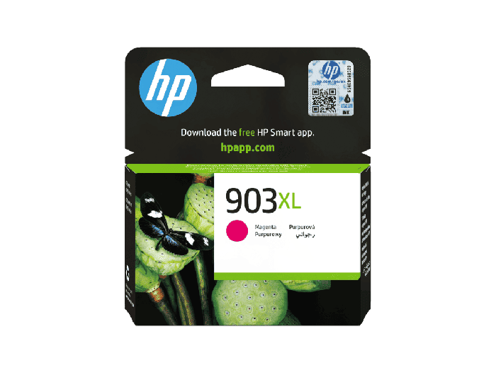 HP 903XL High Yield Magenta Original Ink Cartridge (T6M07AE#BGX) - Center facing