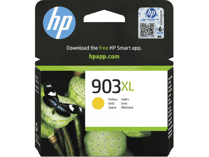 HP 903XL High Yield Yellow Original Ink Cartridge (T6M11AE#BGX) - Center facing