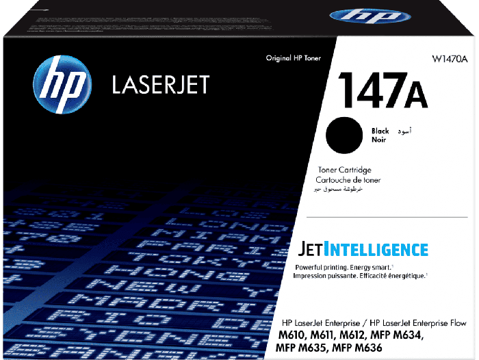 HP 147A Black Original LaserJet Toner Cartridge (W1470A)