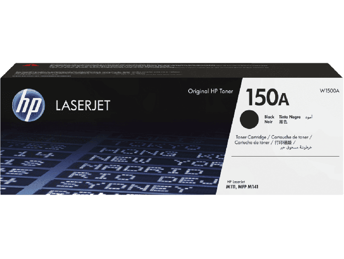 HP 150A Black Original LaserJet Toner Cartridge (W1500A)