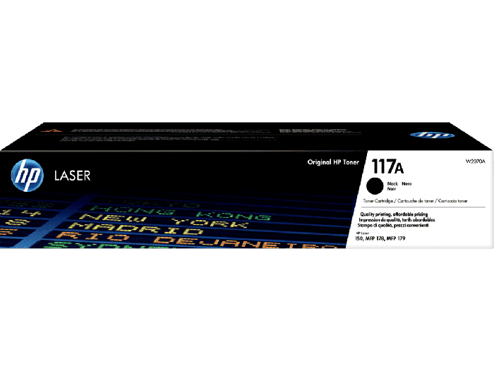 HP 117A Black Original Laser Toner Cartridge (W2070A)