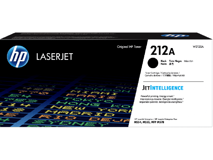 HP 212A Black Original LaserJet Toner Cartridge (W2120A)