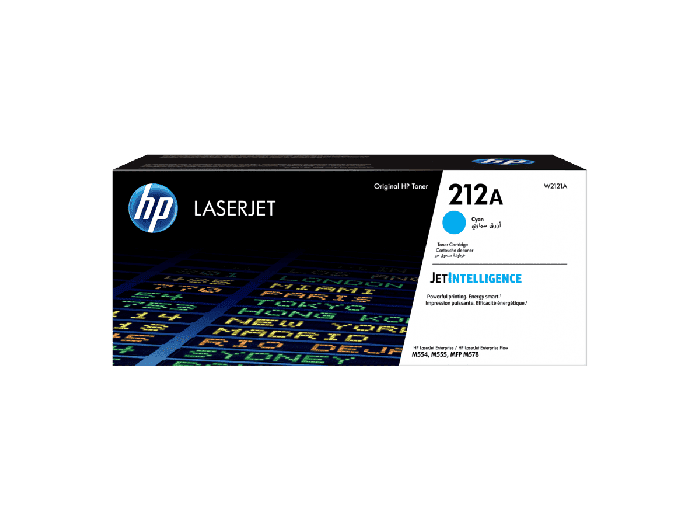 HP 212A Cyan Original LaserJet Toner Cartridge (W2121A)