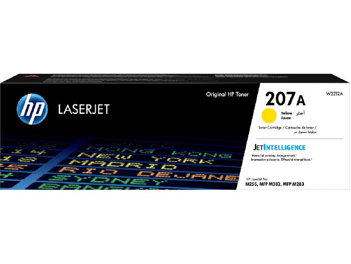 HP 207A Yellow Original LaserJet Toner Cartridge (W2212A)