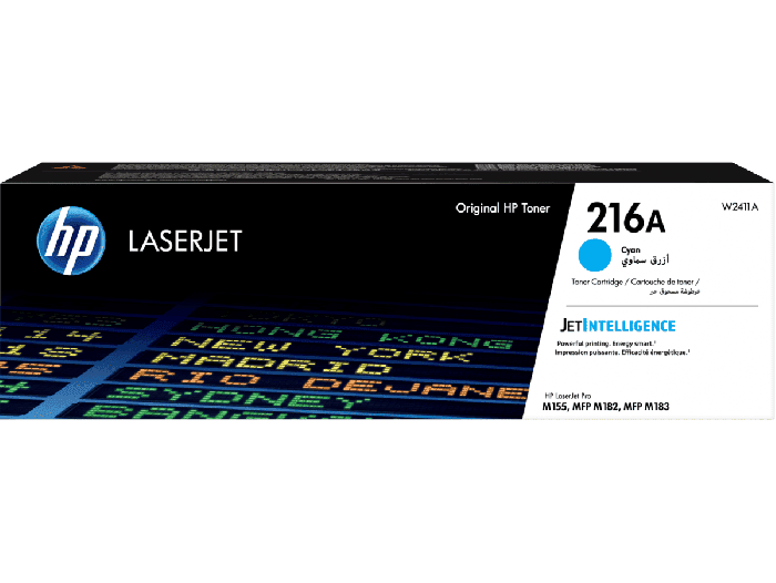 HP 216A Cyan Original LaserJet Toner Cartridge (W2411A)