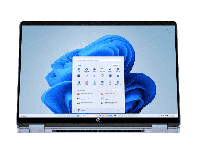 HP OmniBook 5 Flip 14-fp0016nx - 14-inch (35.56 cm) - Glacier silver (C20R2EA#A2N)