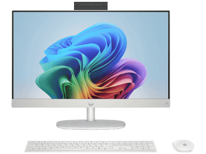 HP All-in-One Desktop AI 24-cr2000nx PC - 23.8-inch (60.45 cm) - Jet black (D80YFEA#A2N)