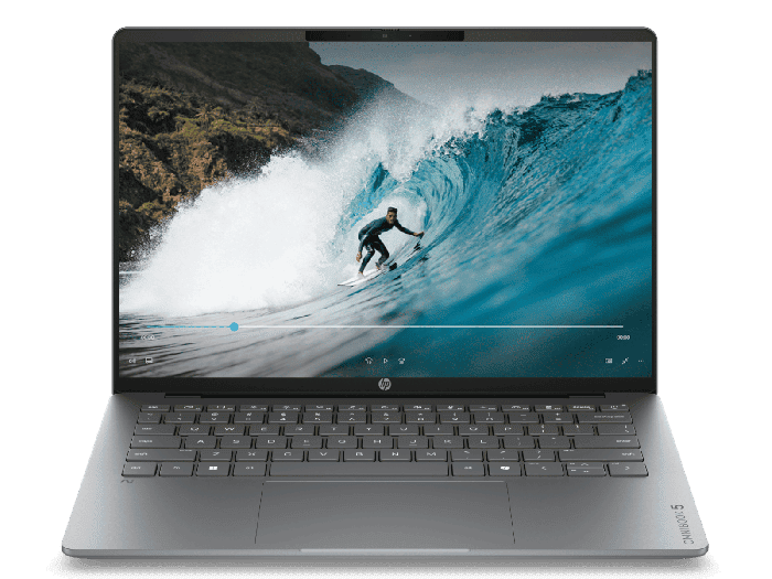 HP OmniBook 5 Laptop Next Gen AI 14-hh0001nx - 14" - Meteor silver aluminum (D81B9EA#A2N)