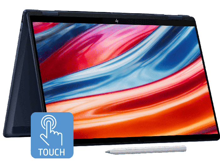 HP OmniBook X Flip 2-in-1 Laptop Next Gen AI 14-fm0003nx - 14-inch (35.56 cm) - Atmospheric blue aluminum (CF6M1EA#A2N)