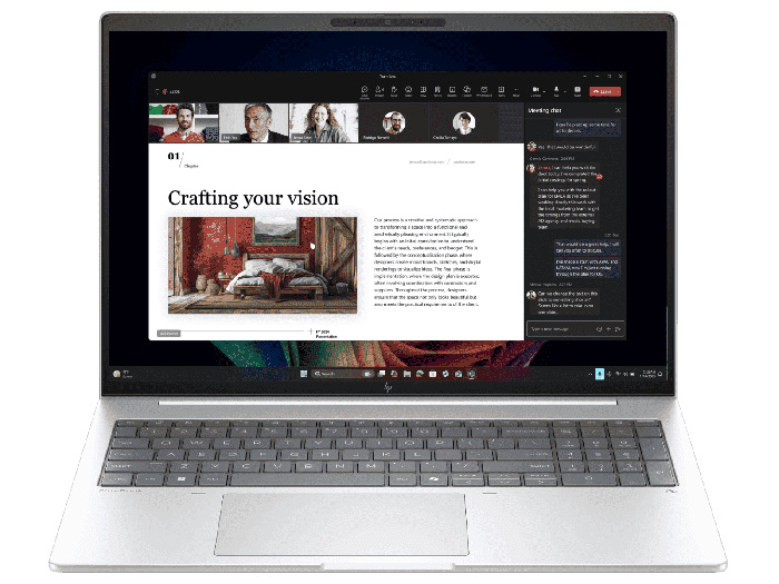 HP EliteBook 8 G1i 16 inch Laptop AI PC, Silver - 16-inch (40.64 cm) - Silver (CD7D5ES#A2N)