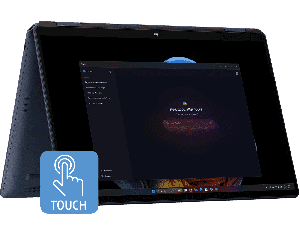 HP OmniBook Ultra Flip Laptop 14-fh0004nx - 14-inch (35.56 cm) - Atmospheric blue (B54SNEA#A2N)