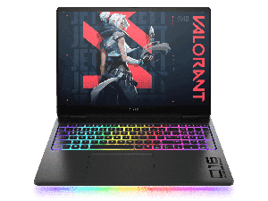 OMEN MAX Gaming Laptop 16-ah0018nx - 16-inch (40.64 cm) - Shadow black aluminum in cover and base, light bar, RGB in keyboard frame, black chrome logo (C27JREA#A2N)