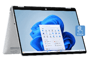 HP OmniBook 5 Flip 14-fp0011nx - 14-inch (35.56 cm) - Glacier silver (C20RQEA#A2N)